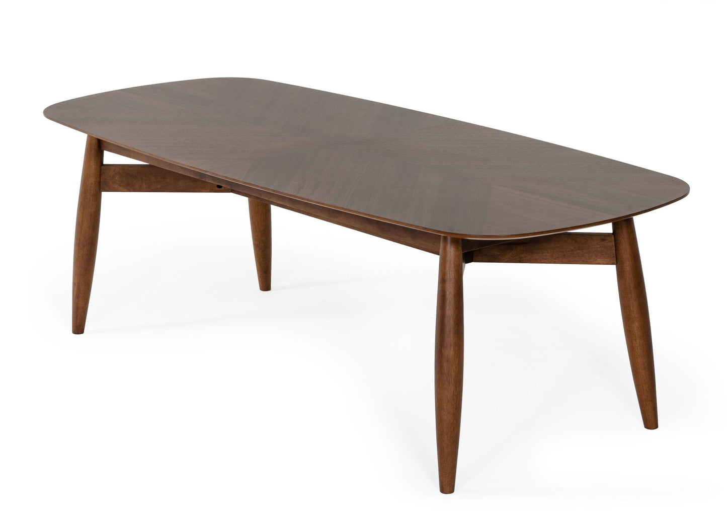 Modrest Ackley - Modern Walnut Rectangular Dining Table