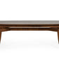 Modrest Ackley - Modern Walnut Rectangular Dining Table