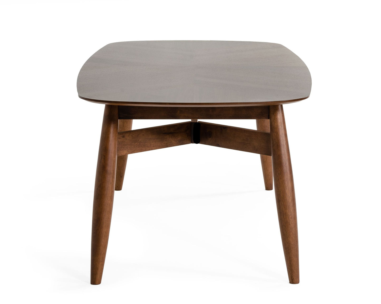 Modrest Ackley - Modern Walnut Rectangular Dining Table