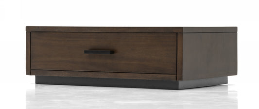 Nova Domus Fantasia - Contemporary Dark Walnut Nightstand