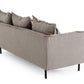 Divani Casa Mathis - Modern Grey Fabric Sofa