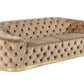 Divani Casa Murdoch - Glam Beige and Gold Fabric Sofa