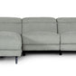 Divani Casa Lupita - Modern Grey Fabric Left Facing Sectional Sofa