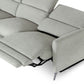 Divani Casa Lupita - Modern Grey Fabric Left Facing Sectional Sofa