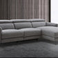 Divani Casa Lupita - Modern Grey Fabric Right Facing Sectional Sofa