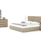 Modrest Samson - Contemporary Grey and Silver Bed