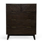 Modrest Daisy Mid-Century Dark Acacia Chest