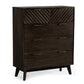 Modrest Daisy Mid-Century Dark Acacia Chest