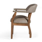 Modrest Canosa Modern Taupe Faux Leather Dining Chair