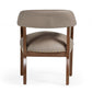 Modrest Canosa Modern Taupe Faux Leather Dining Chair