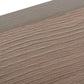 Nova Domus Boston - Modern Light Oak & Brushed Stainless Steel Bed