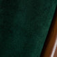 Modrest Biscay - Modern Dark Green & Walnut Steel Dining Chair