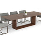 Modrest Channa - Modern Walnut Dining Table