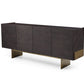 Modrest Gerald- Modern Brown Ash and Antique Cooper Buffet