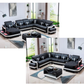 Modern Top Genuine Leather Sectional