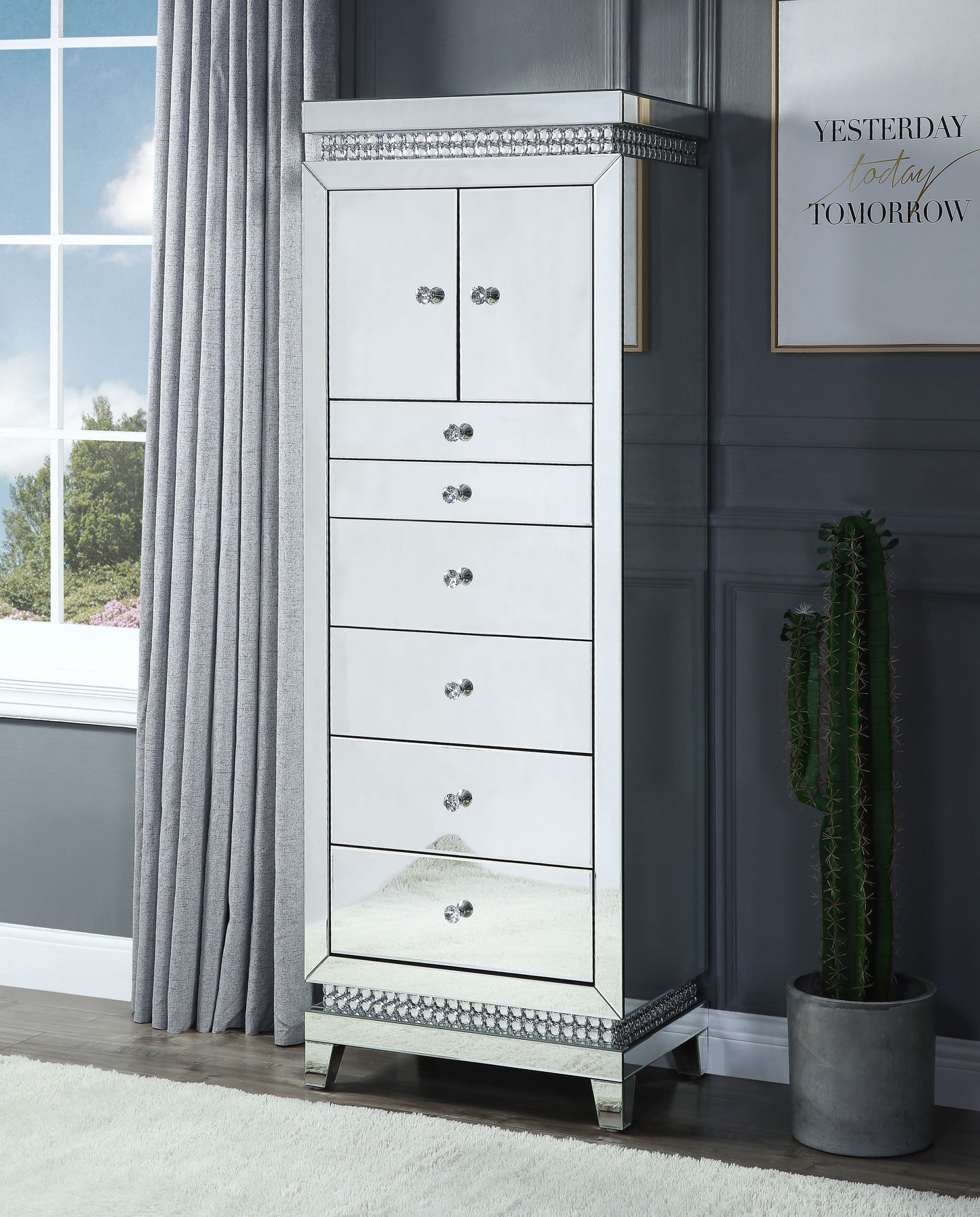 Lotus Jewelry Armoire