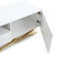 Modrest Legend - 87"-Wide Modern White Gold TV Stand