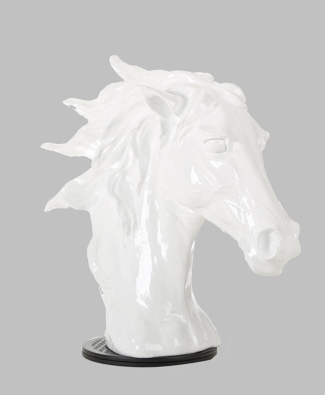 Modrest SZ0002 - Modern White Horse Head Sculpture