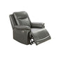 1- Powered 3 Gray Pieces Living Room Reclining Sofa Sets