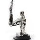 Modrest SZ0173 - Modern Silver Gymnast-B Sculpture
