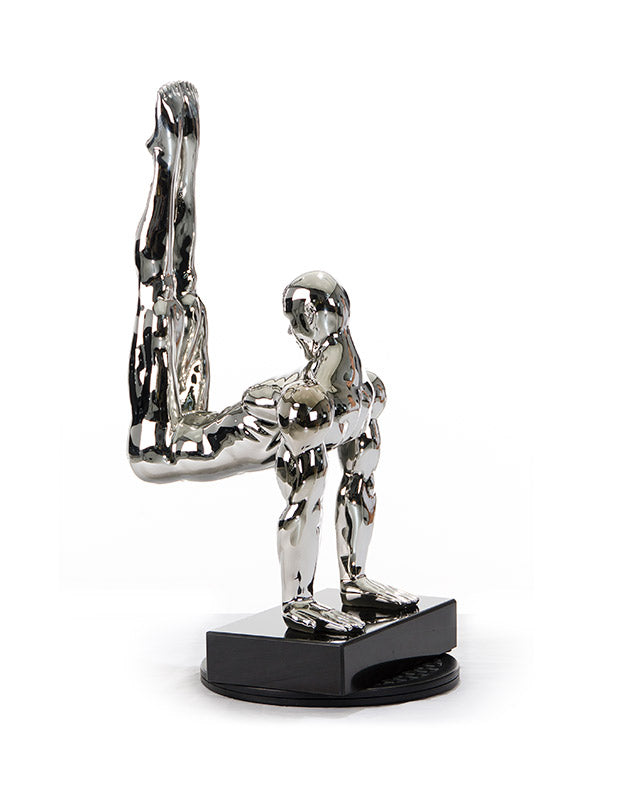 Modrest SZ0173 - Modern Silver Gymnast-B Sculpture