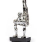 Modrest SZ0173 - Modern Silver Gymnast-B Sculpture