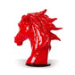 Modrest SZ0002 - Modern Red Horse Head Sculpture