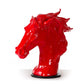 Modrest SZ0002 - Modern Red Horse Head Sculpture