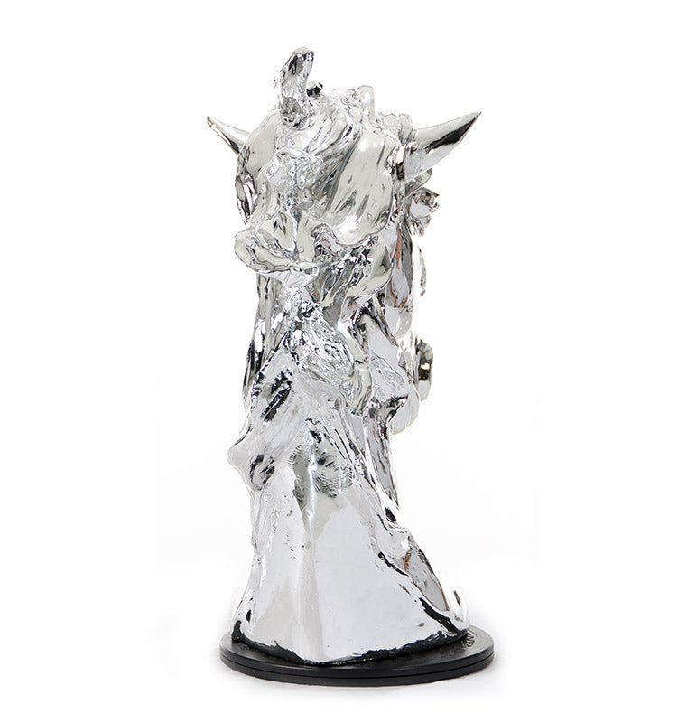 Modrest SZ0002 - Modern Silver Horse Head Sculpture