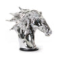 Modrest SZ0002 - Modern Silver Horse Head Sculpture