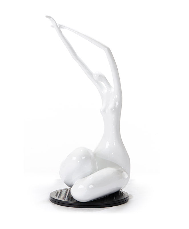 Modrest SZ0425 - Modern White Lass Sculpture