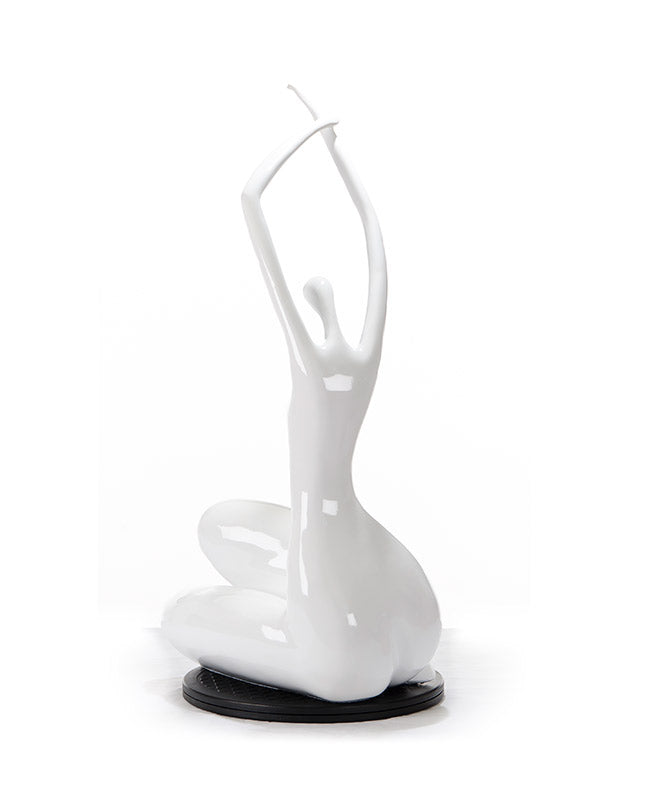 Modrest SZ0425 - Modern White Lass Sculpture