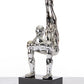 Modrest SZ0173 - Modern Silver Gymnast-B Sculpture