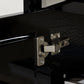 A&X Grand - Modern Black Crocodile Lacquer TV Stand