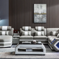 Modern Genuine Leather Sectional