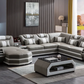 Modern Genuine Leather Sectional
