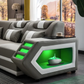 Modern Genuine Leather Sectional