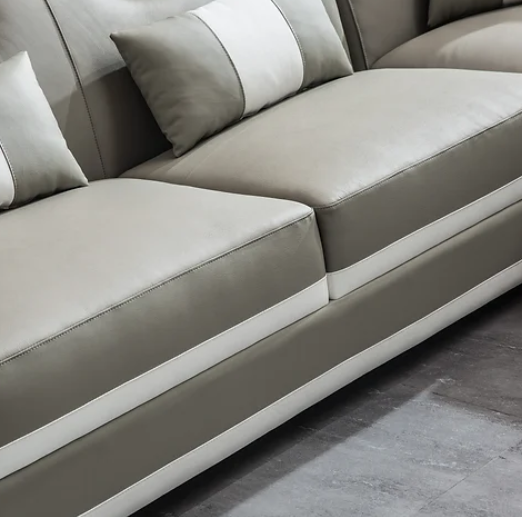 Modern Genuine Leather Sectional