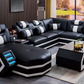 Modern Genuine Leather Sectional