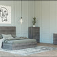 Nova Domus Asus - Italian Modern Elm Grey Bed