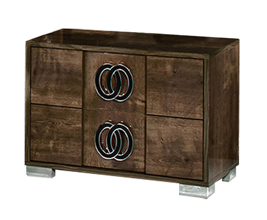Modrest Athen - Modern Italian High Gloss Nightstand