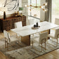 Modrest Auer - White Marble & Gold Dining Table