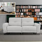 Divani Casa Austria - Modern Grey Fabric Loveseat w/ Electric Recliners