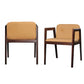 Modrest Avrum - Modern Camel Eco-Leather Dining Chair (Set of 2)