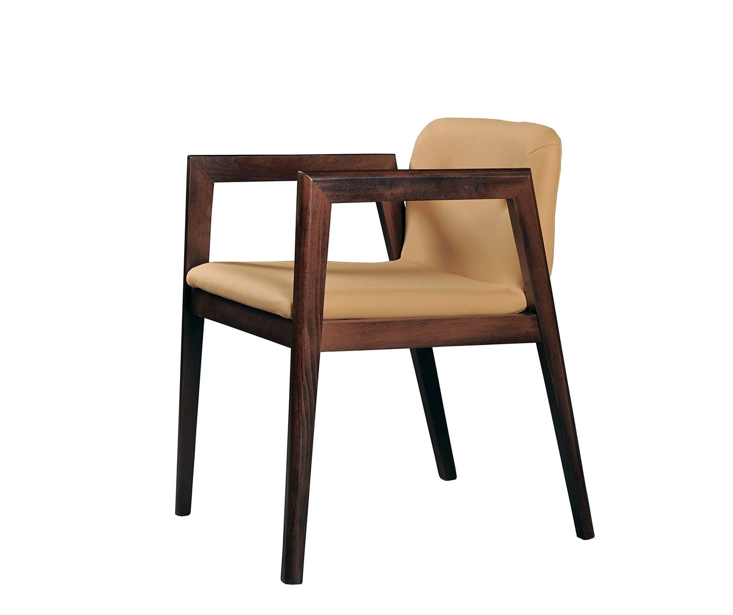 Modrest Avrum - Modern Camel Eco-Leather Dining Chair (Set of 2)