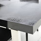 A&X Skyline - Modern Black Crocodile Lacquer Extendable Dining Table