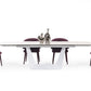 Modrest Baldwin - Modern White Ceramic Extendable Dining Table