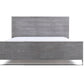Modrest Charlene Modern Grey Elm & Stainless Steel Bed