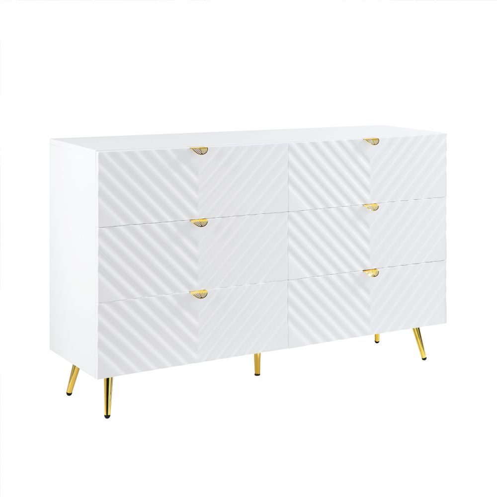 White Gaines Dresser