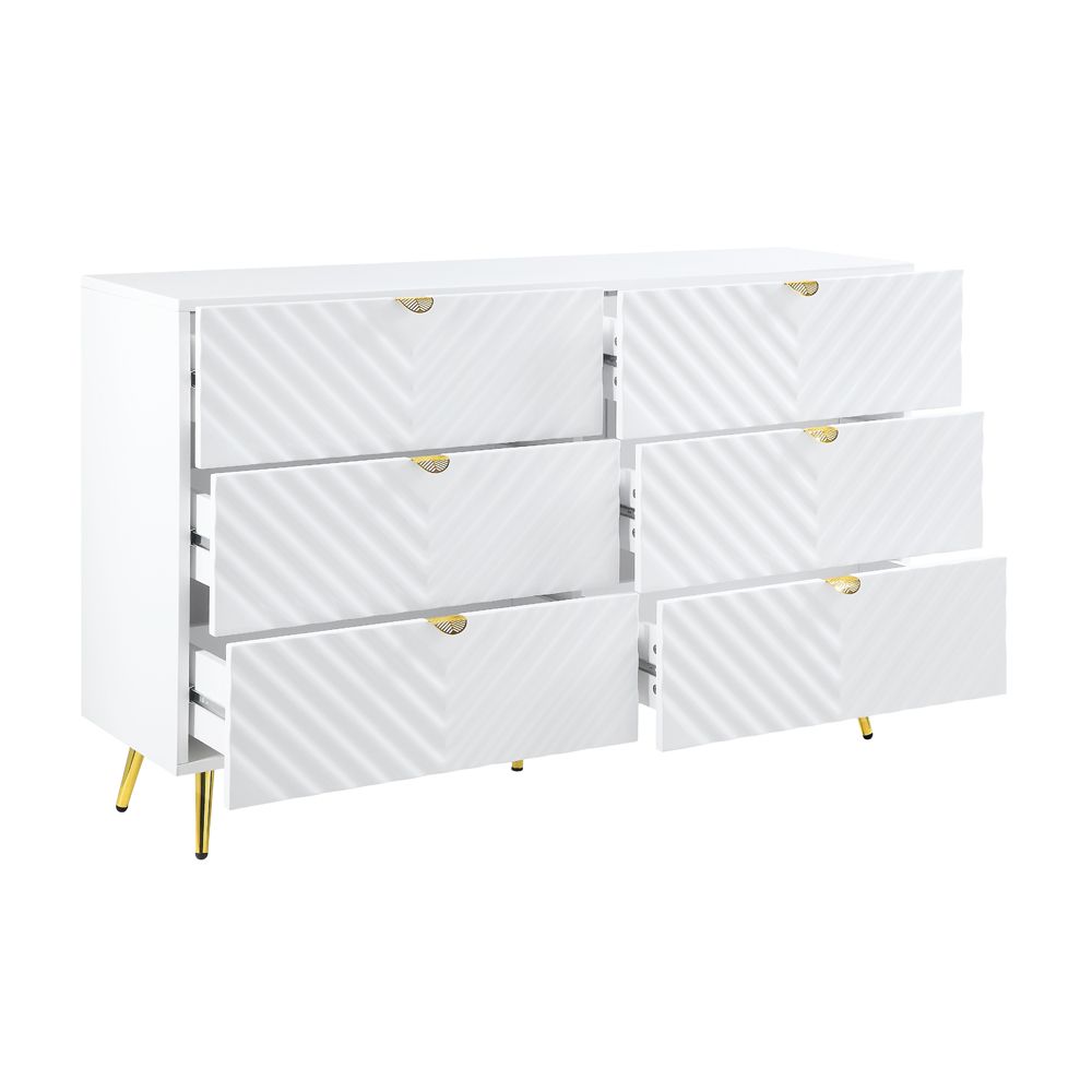 White Gaines Dresser